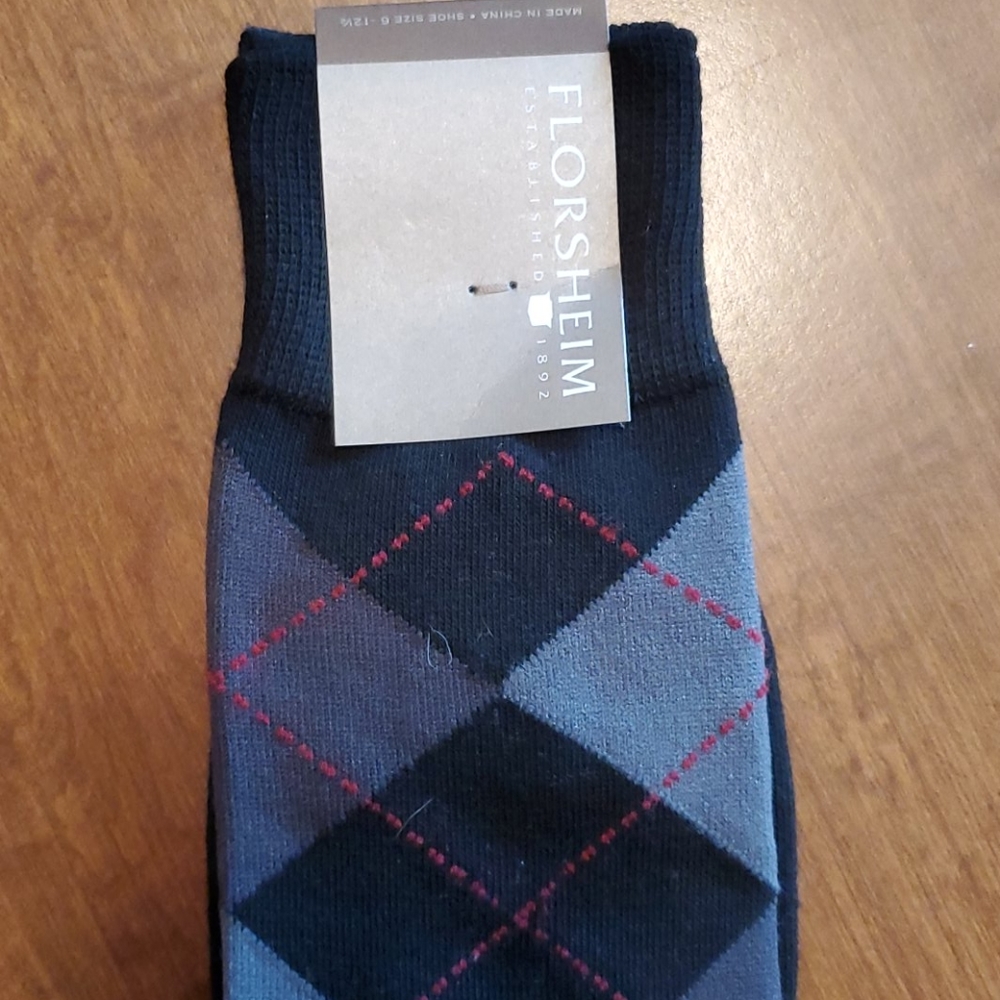 Mens Argyle Dress Socks
